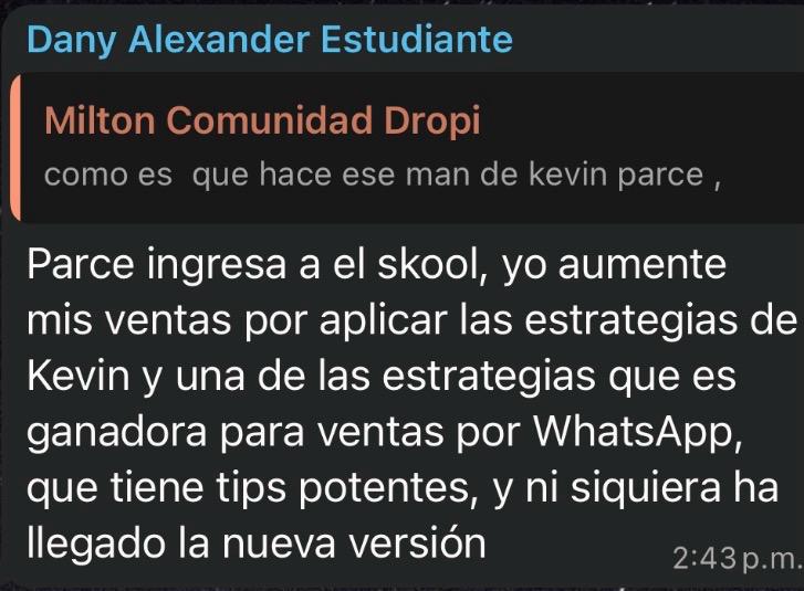 Testimonio sobre el aumento de ventas